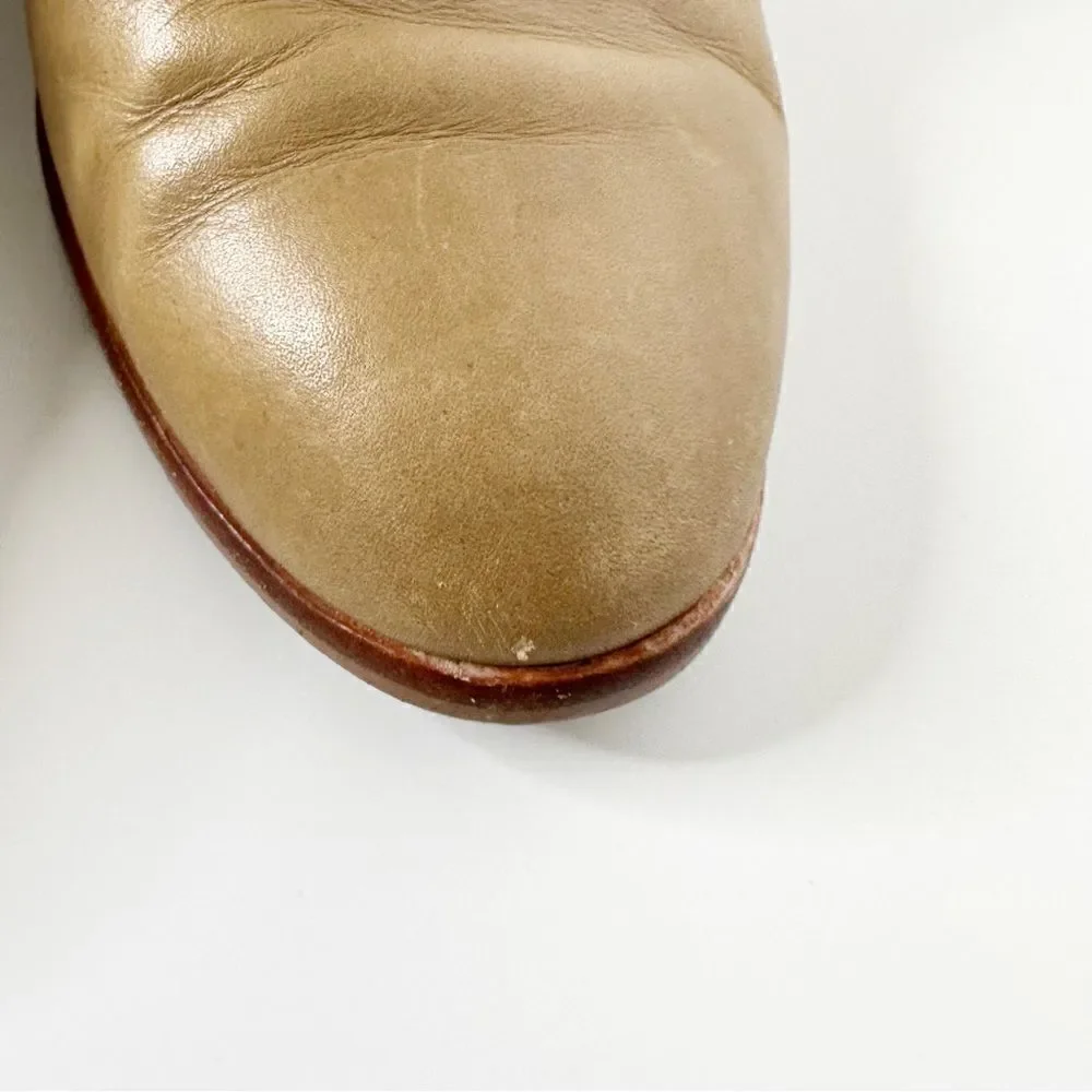 Madewell Spencer Chelsea Pull On Ankle Bootie Tan Size 8.5